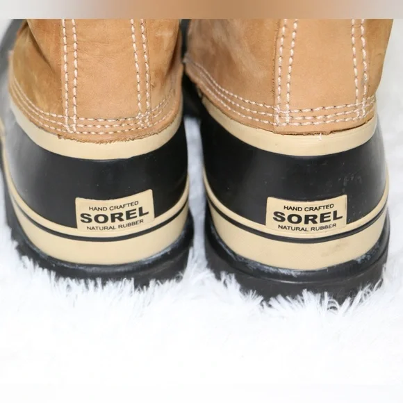 Sorel Caribou Waterproof Nubuck NM1000-281 Winter Snow Boots Adult Men's Size 9